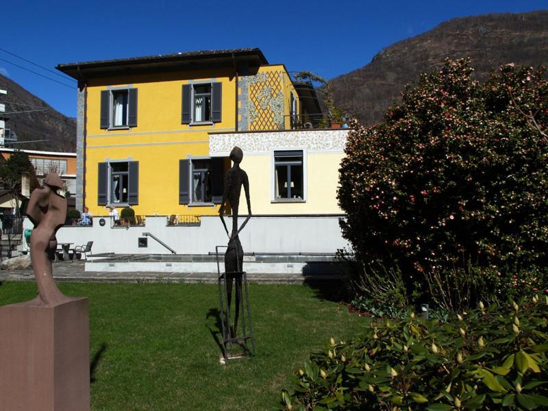Ristorante Della Stazione Da Yanelo Acomodação com café da manhã Intragna Exterior foto